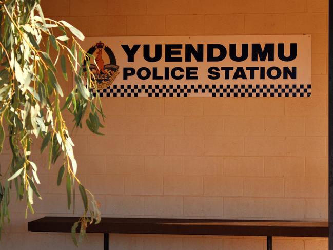 The Yuendumu police station. Picture: Jason Walls