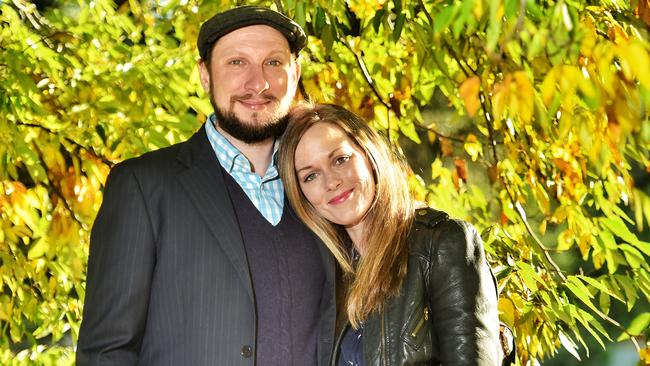 Sophie Cleary and David Heinrich had acupuncture through the Fertility Pod. Picture: Tony Gough