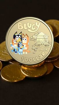 Eye-watering price of sold out Bluey coins