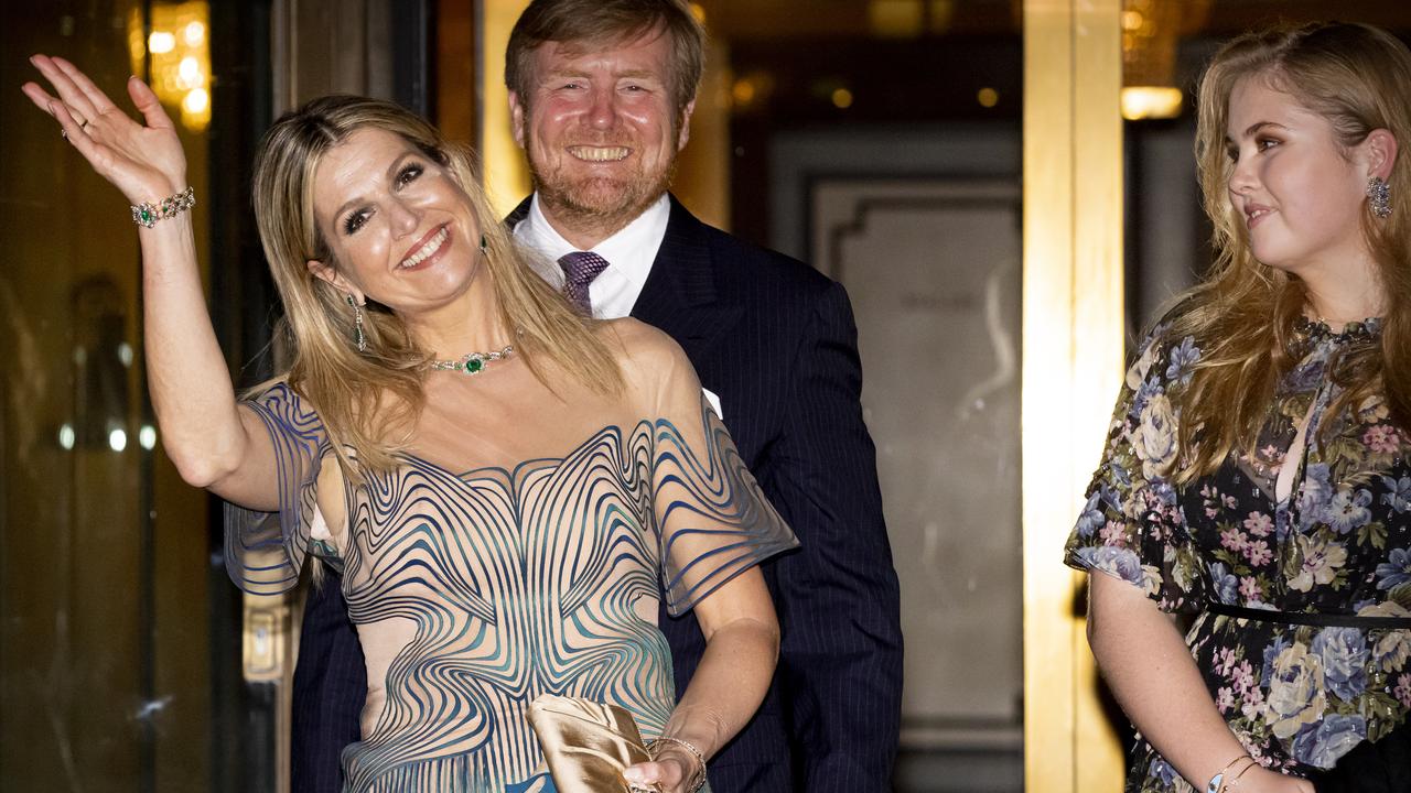 Queen Maxima, King Willem-Alexander and Princess Amalia of The Netherlands in 2021 in The Hague, Netherlands. Picture: Patrick van Katwijk/Getty Images