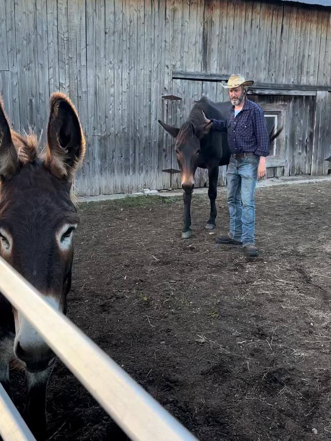 He now lives a very different life in a remote part of Canada. Picture: Instagram