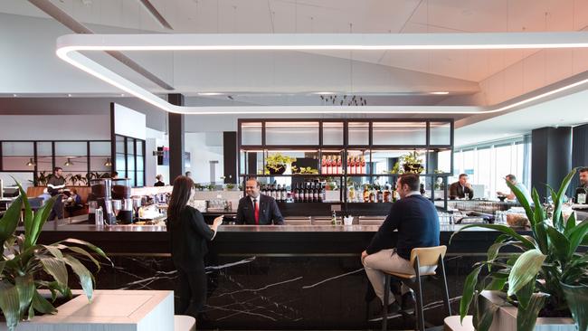 Qantas has upgraded its lounges at Melbourne Airport.