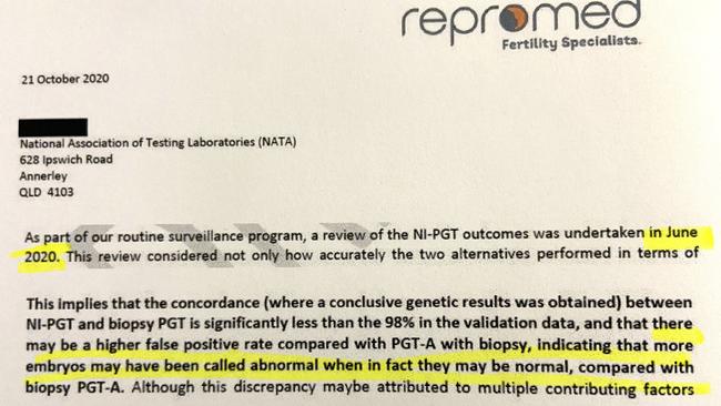 Monash IVF was aware a faulty test may be causing it to needlessly destroy the healthy embryos of women desperate to have children for three months before it finally suspended the procedure.