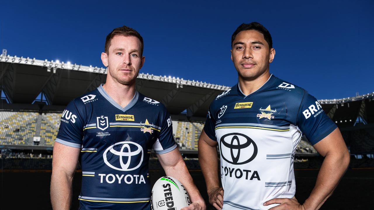 Michael Morgan and Jason Taumalolo will co-captain the Cowboys in 2021. Picture: Cowboys Media