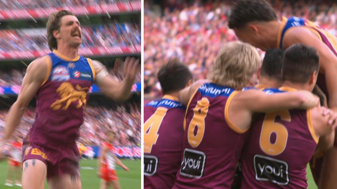 Joe Daniher kicked the final goal.