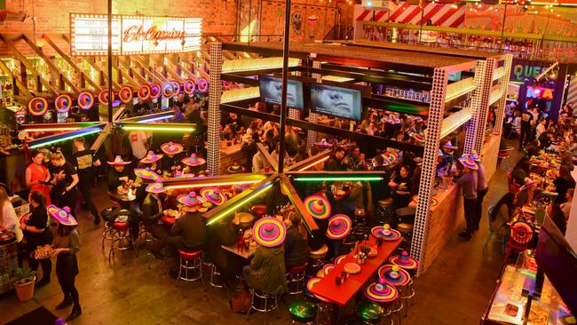 Tequila shocking herd: it’s all about party hats and margaritas at El Camino Cantina in Fitzroy.