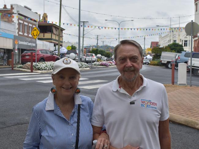 Margie and Bryan from Manly at the Apple and Grape Festival 2024