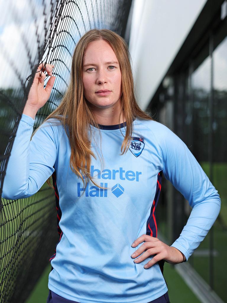 Lauren Cheatle dedicates her time away from cricket to work with charities. Picture: Tim Hunter.