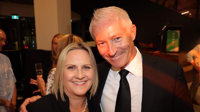 Rachel Hancock and John Warn at the Italian Renaissance Alive Australian exhibition premiere at HOTA for Gold Coast at Large. Picture, Portia Large.