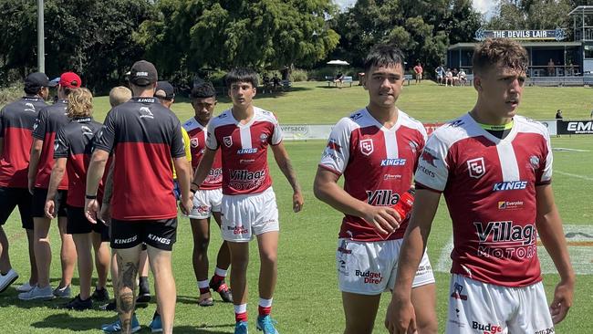 Cyril Connell Challenge game between the Norths Devils and Redcliffe Dolphins. Sunday March 19, 2023. Picture, Nick Tucker.