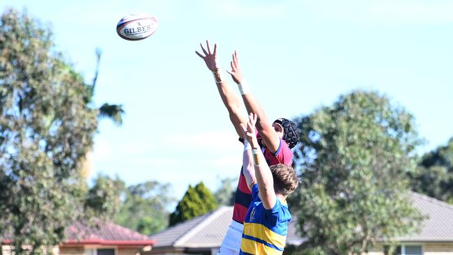 GPS First XV rugby between BSHS and Toowoomba Grammar. Saturday July 13, 2024. Picture, John Gass