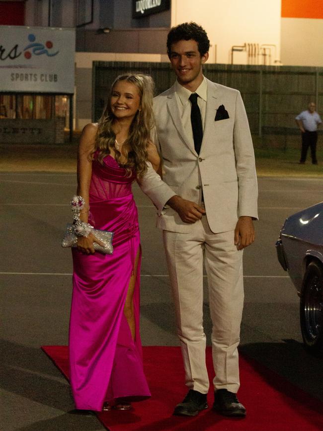 Mario Pinto and Jordis Graham at the 2023 St Lukes Anglican College formal.