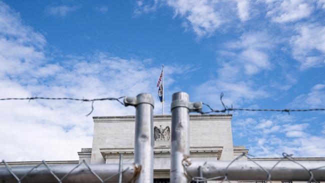 Wth a half-point interest rate hike already priced into the market, all eyes will be on what the US Federal Reserve plans to do with its $US9 trillion bond portfolio this week. Picture: Stefani Reynolds / AFP