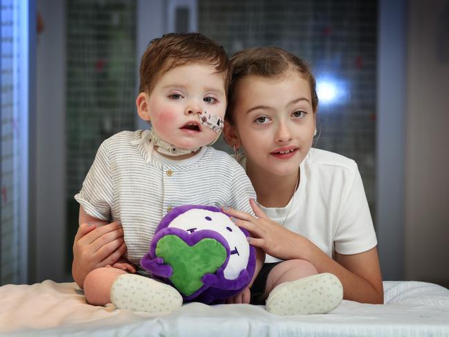 Good Friday Appeal - Faces of the Appeal Emily Cooke 10 and Finley Every 2.                   Picture: David Caird