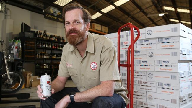 Andy Miller, CEO Heaps Normal, pictured in Marrickville, Sydney. Britta Campion / The Australian