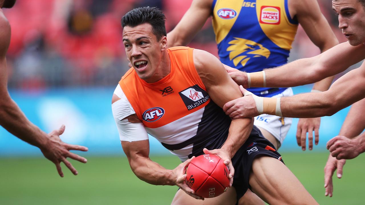 Dylan Shiel is contracted to the GWS Giants until the end of 2019. Picture: Phil Hillyard
