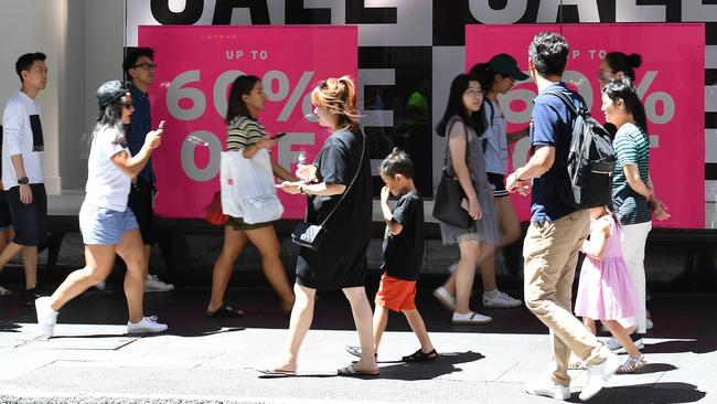 Retail sales figures fell short of forecasts. Picture: AAP