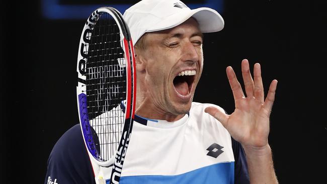 John Millman battled Roger Federer for more than four hours.