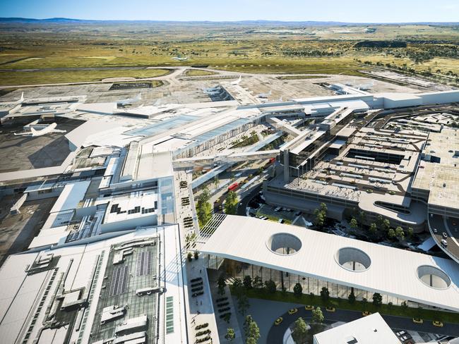 Members are pushing for a motion at the state conference to have the project completed by 2029. Picture: Melbourne Airport