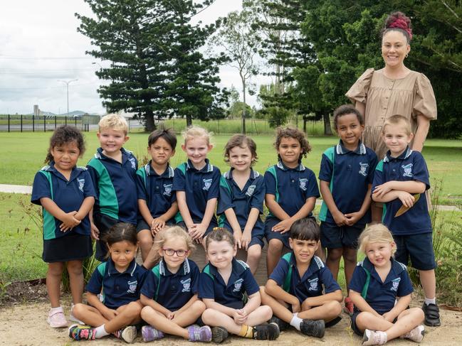 Dundula State School Mrs Emma Grieshaber Back Row: Iris Skinner, Jake Burridge, Damien Ioapo, Marlee Harris, Xander Sturgeon, Leylani Hollingsworth, Mia Pedro, Braidyn Hudson Front Row: Zara-Leigh Hudson, Harper Johnson, Lilith Binder, Arjun Kumar, Lily Rower Picture: Michaela Harlow