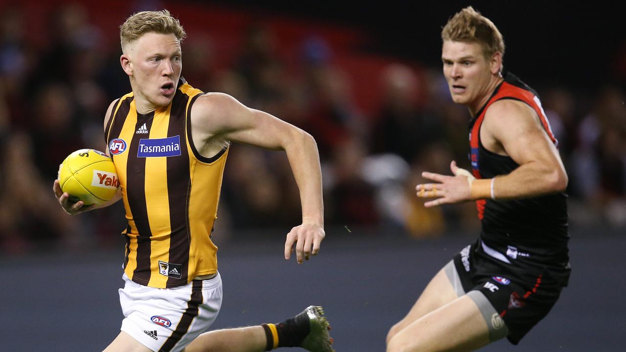 Hawthorn and Essendon will kick off the second footy frenzy. Photo: Michael Klein