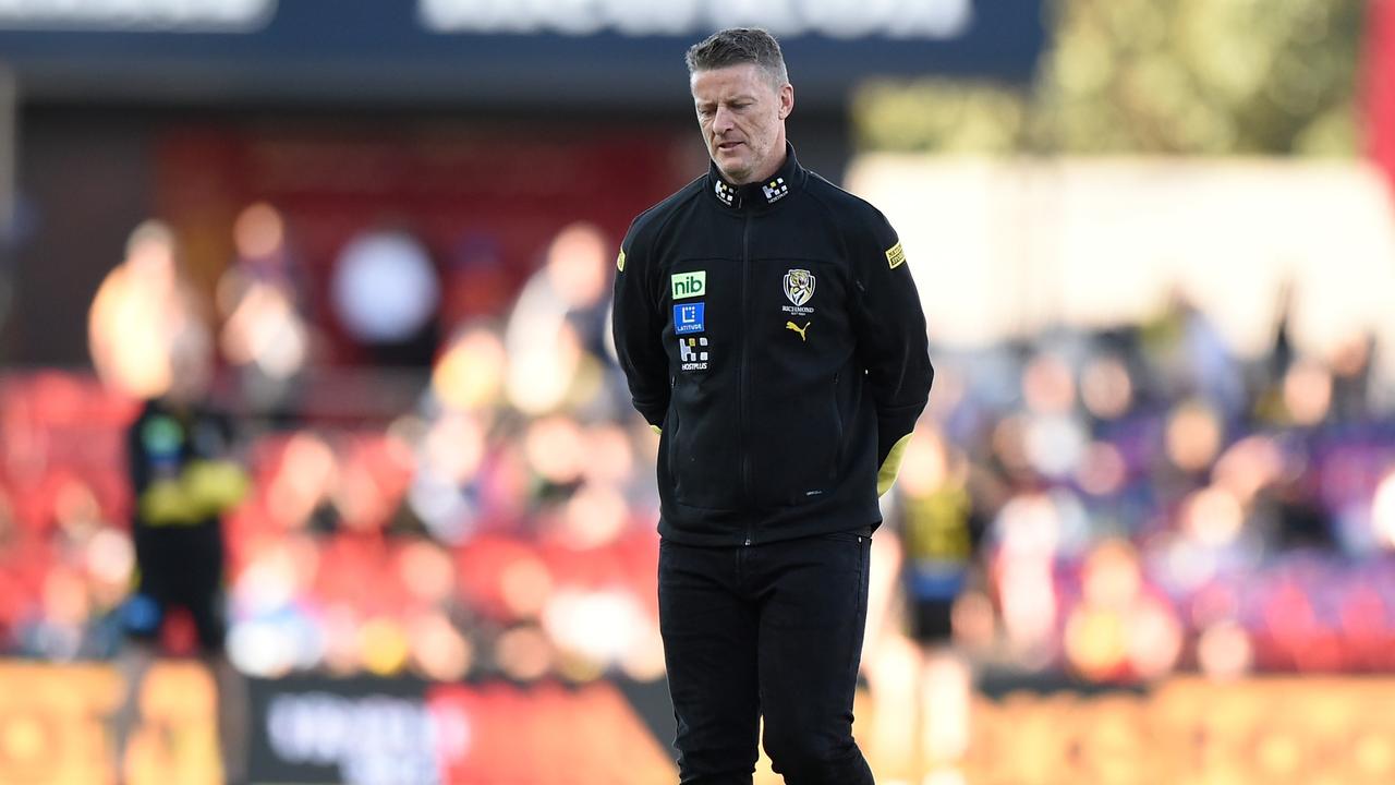 Former Tigers head coach Damien Hardwick. Picture: Matt Roberts/AFL Photos/via Getty Images