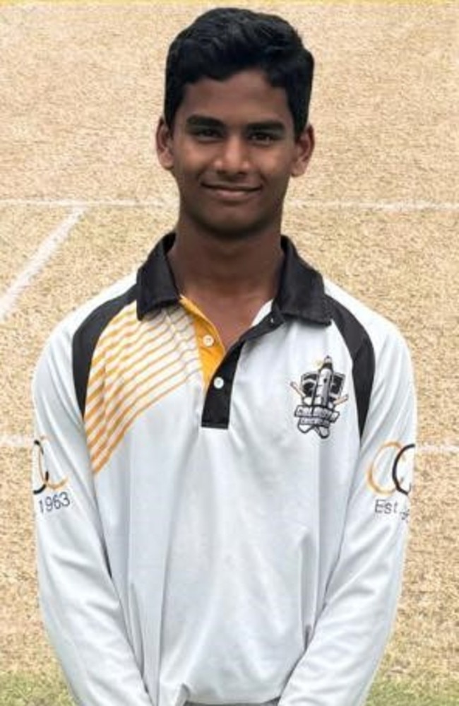 Caloundra cricketer Shyam Sathish.