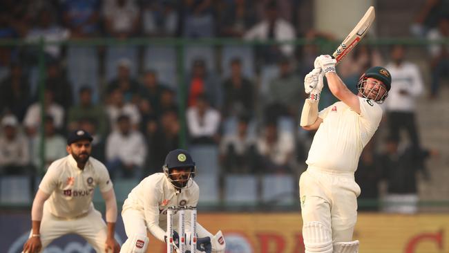 Travis Head is taking India on. Photo by Robert Cianflone/Getty Images