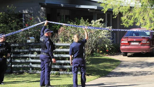 A homicide investigation is underway following the death of a man at a property on Hollywood Boulevard, White Rock on May 10, 2023. Picture: Peter Carruthers