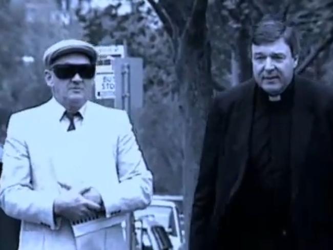 George Pell, right, with Gerald Ridsdale.