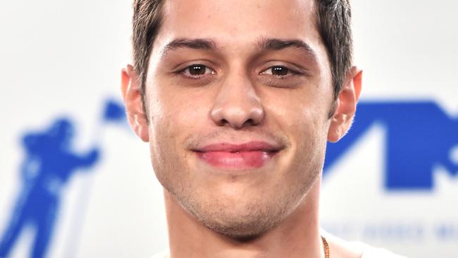 FILE - JUNE 11: Singer Ariana Grande and actor/comedian Pete Davidson are reportedly engaged. INGLEWOOD, CA - AUGUST 27: Pete Davidson poses in the press room during the 2017 MTV Video Music Awards at The Forum on August 27, 2017 in Inglewood, California.  (Photo by Alberto E. Rodriguez/Getty Images)