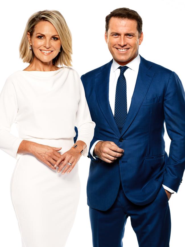 Karl Stefanovic and Georgie Gardner