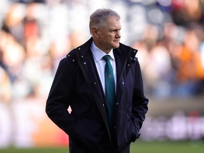 Joe Schmidt is standing down as head coach of the Wallabies. But plans are in place to find his replacement. Picture: Getty