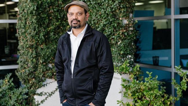 Sri Ambati, founder and CEO of H2O.ai, has ruled off a funding round led by CBA and including participation from Goldman Sachs and Pivot Investment Partners. Picture: Jason Henry