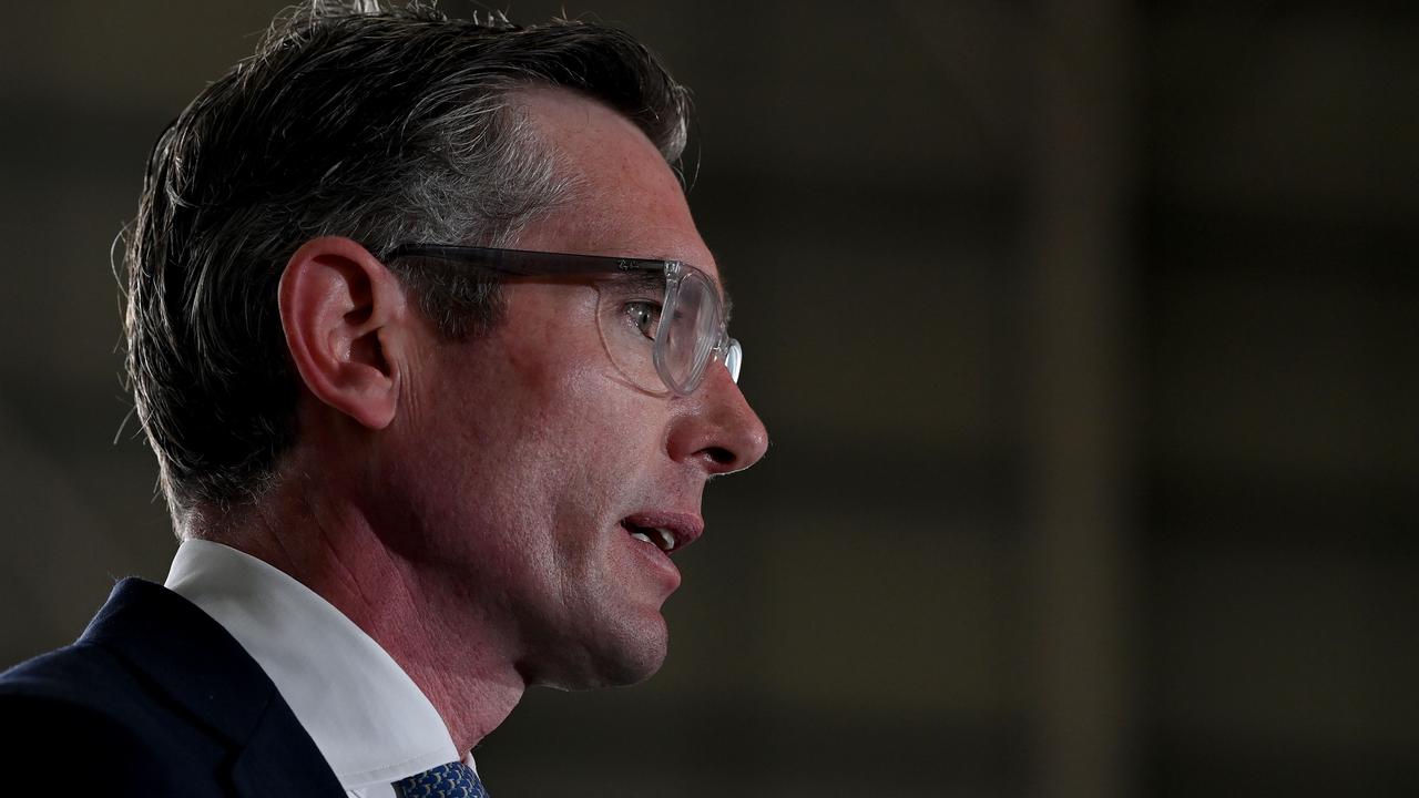 NSW Premier Dominic Perrottet was on hand this week to announce that Qantas plans to start several commercial routes earlier than originally scheduled, with many kicking off in December. Picture: NCA NewsWire/Bianca De Marchi