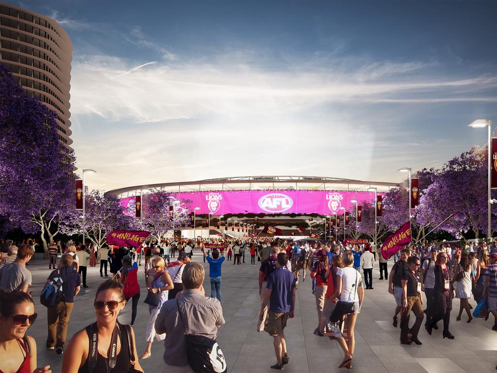 The Gabba provides a central link between the city, Suncorp Stadium and other spectator centres via walkways and public transport.