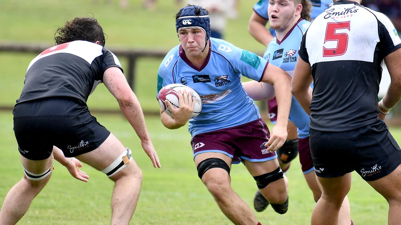 Norths player Sam Higgins Norths Vs Souths Colt 1 Saturday April 23, 2022. Picture, John Gass