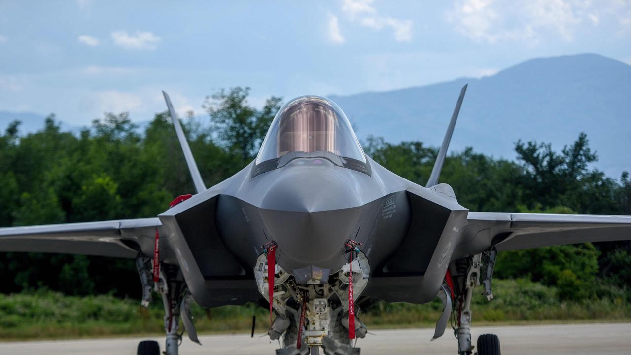 Two squadrons of US Air Force F-35 fighters will be deployed to Britain. Picture: AFP