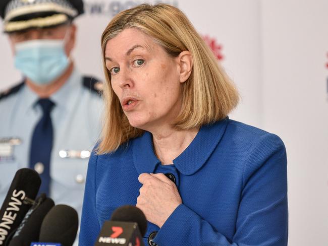 NSW chief health officer Dr Kerry Chant. Picture: NCA NewsWire / Flavio Brancaleone