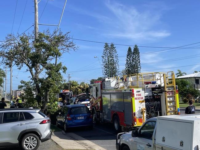 Emergency services have attended the scene of a crash on Alexandra Street on February 26.