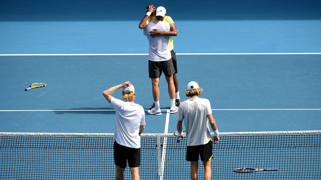 Australian Open men’s doubles final result Aussie qualifiers beaten in