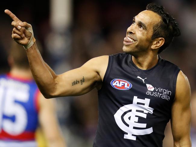 Eddie Betts kicked five as the Blues looked set to pull off a major upset. (Photo by Michael Willson/AFL Photos via Getty Images)