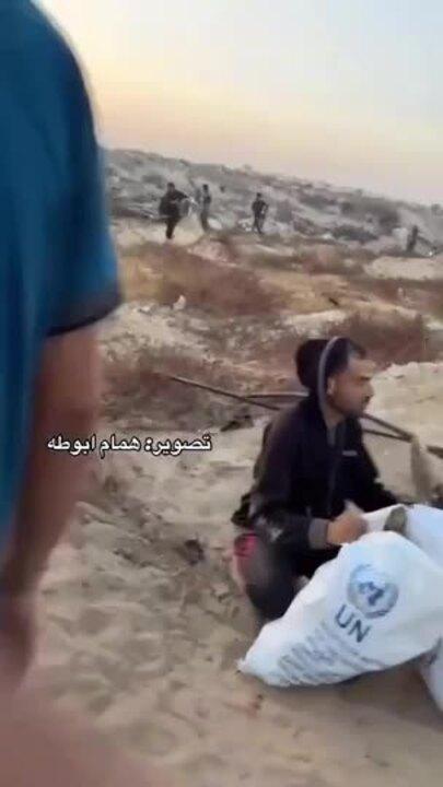 New Footage Shows Palestinians Fleeing as Shots Ring Out Near Aid Distribution Center