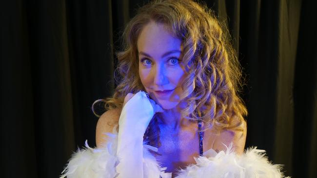 Elise Bocking is one of the local performers to appear in Rouge - An Adult Cabaret at the Coffs Regional Conservatorium.