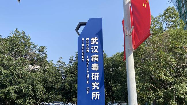 A security guard made sure The Weekend Australian's Will Glasgow’s visit to the Wuhan Virology Institute was brief. Picture: Will Glasgow.