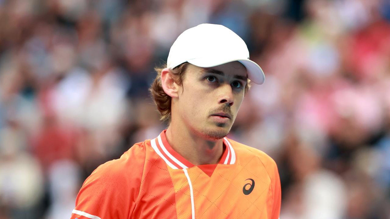 Alex de Minaur is looking to make the AO quarters for the first time. Photo by Kelly Defina/Getty Images