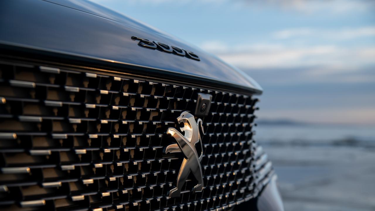 The Peugeot 3008 GT Sport has a distinctive grille.