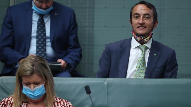 Bridget Archer, left, and Dave Sharma, right, also voted with Labor. Picture: NCA Newswire/Gary Ramage