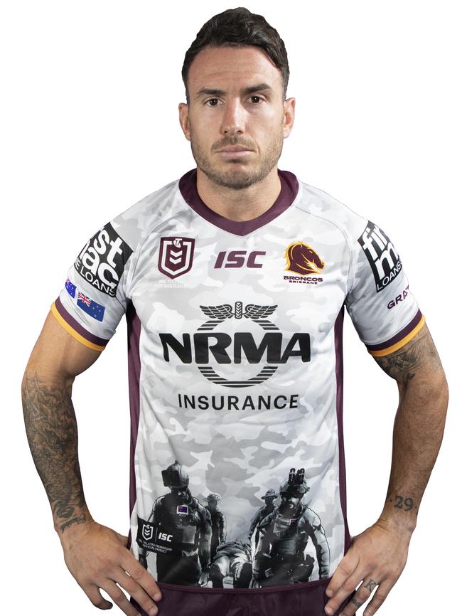 Broncos Anzac Day jersey.