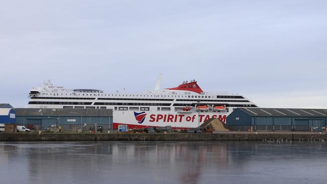 Spirit of Tasmania IV docked in Leith Scotland.  Picture: Tyson Scott